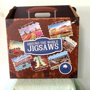 Around the World Jigsaw Professor Puzzle The European Collection